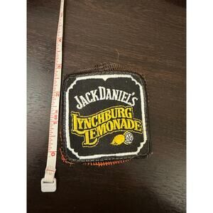 Vtg Jack Daniel's Lynchburg Lemonade Hat Patch - Embroidered Whiskey Promo 3"
